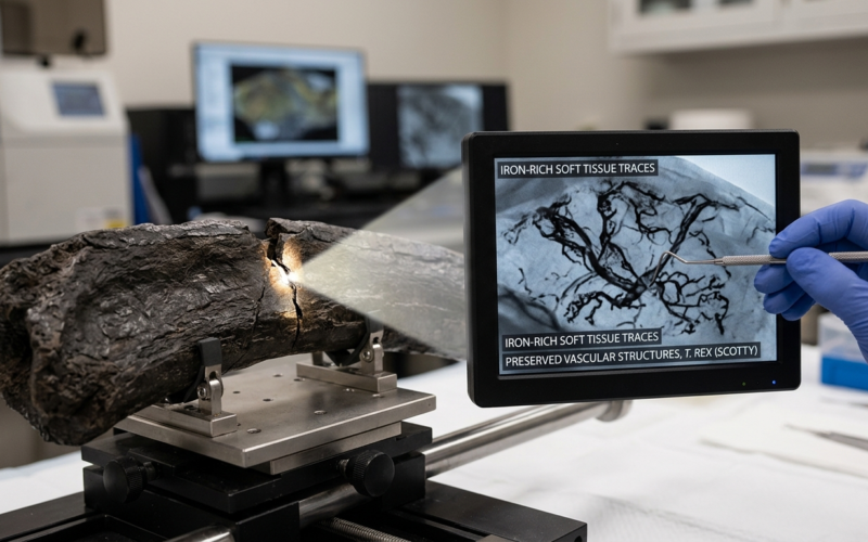 Ancient Echoes: The Blood Vessels Hidden in a Tyrannosaurus Rex