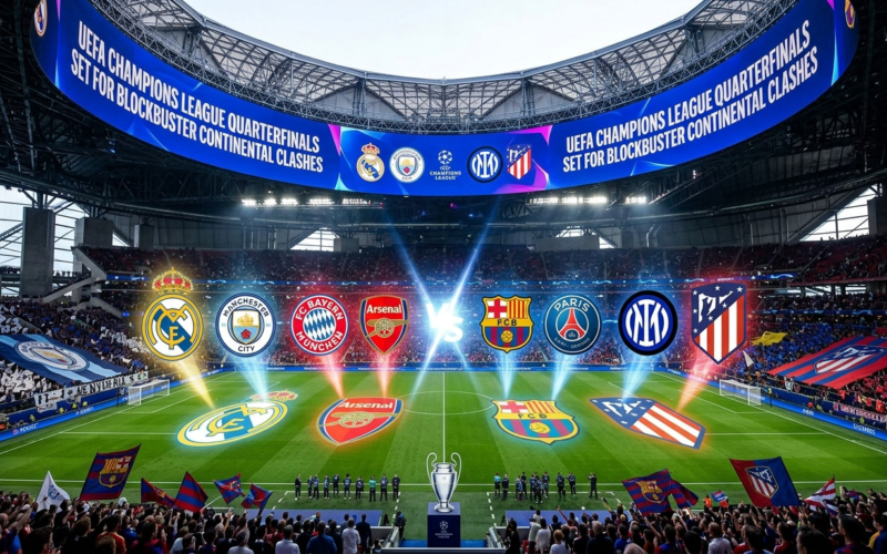 Champions League Quarterfinals Set for Blockbuster Continental Clashes